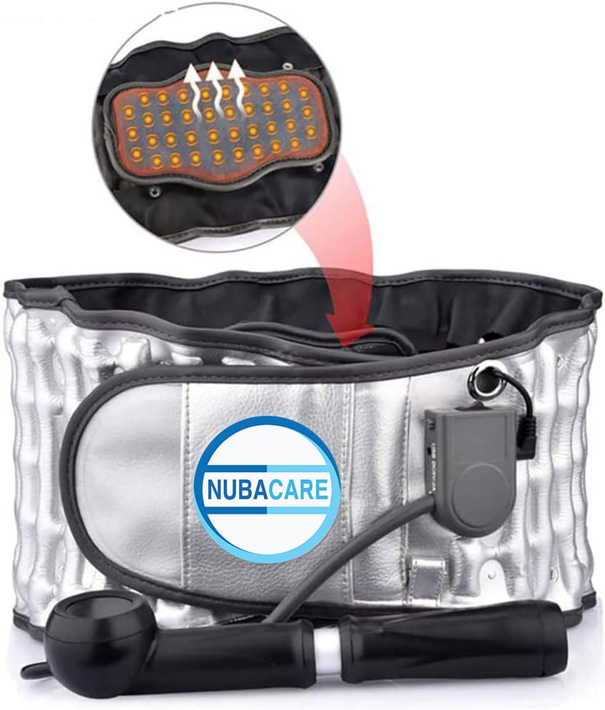 NubaCare™ | Heated and Massage Lumbar Decompression Support Belt